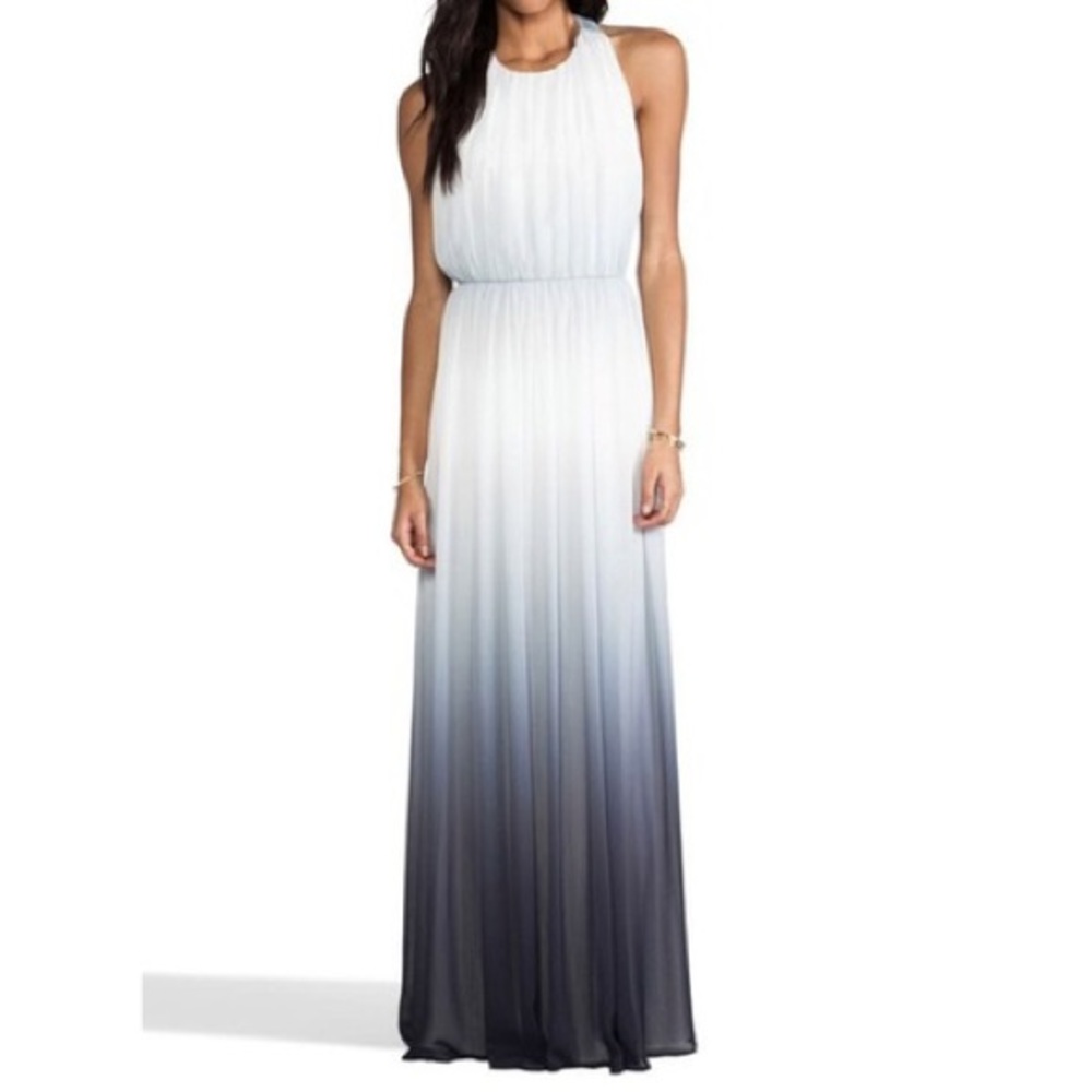 Alice + Olivia Jinny Ombré Tie Dye Formal Dress